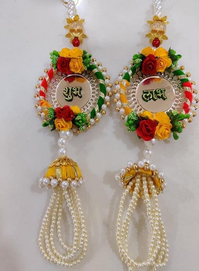 Srajan-Handcrafted Multicolor Gota Jhumki Latkan Beads Round Balls for Art Diwali Decoration Wall Decoration Craft Festival/Wedding (100) - Image 5